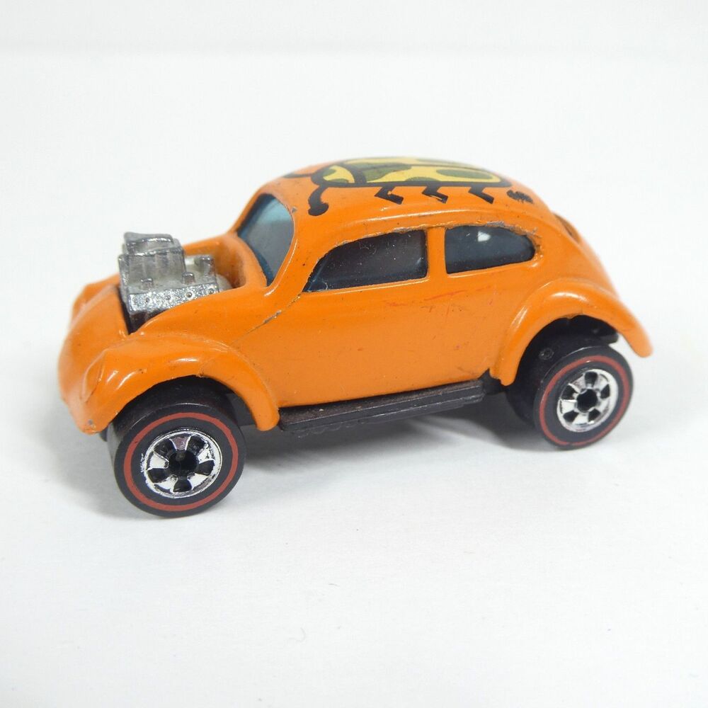 Hot Wheels Custom Volkswagen 1967 Hong Kong Redline Car Orange VW Bug Beetle